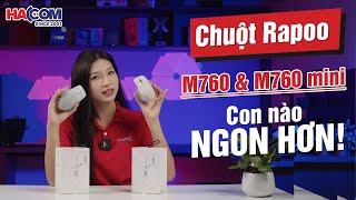 So sánh chuột Rapoo M760 và 760M [upl. by Aicatsal]