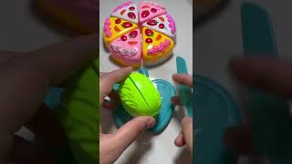 How to cut fruits and vegetables with satisfying sounds fruitscutting toys shorts trending [upl. by Nwahsear476]