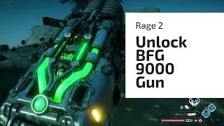 BFG 9000 Strongest Weapon In Rage 2 Kill A Authority Sentry in One Shot [upl. by Hayalat133]