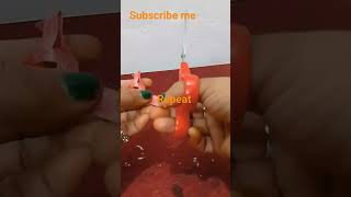 Bird Making With Fish 🐠 Wire  How to make birds From Plastic Wire  DIY cute bird Making Rekhaart [upl. by Ailisab]