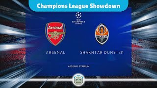 Arsenal vs Shakhtar Donetsk Champions League Clash Under the Lights [upl. by Teahan]