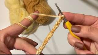 FÁCIL Y CURIOSO pero Me enamoré de este PATRÓN DE CROCHET  FÁCIL de recordar y SIMPLE de tejer [upl. by Ahsirtap]