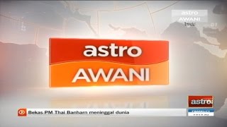 Astro Awani continuity into Awani 745 2342016  1940 [upl. by Bundy284]