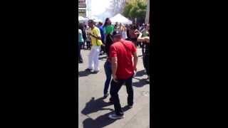 Street salsa in San Francisco [upl. by Atinid]