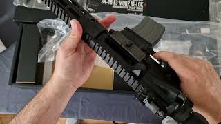 2023 Knights Armament SR 16 E3 MOD2 CQB V3 GBBR Unboxing [upl. by Edee]