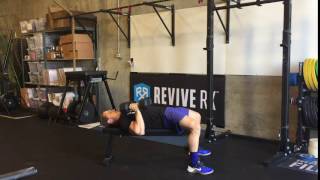 Alternating Dumbbell Bench Press Bottom Up [upl. by Ahserb253]