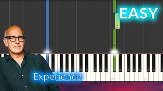 Ludovico Einaudi  Experience EASY Piano Tutorial [upl. by Boyden]