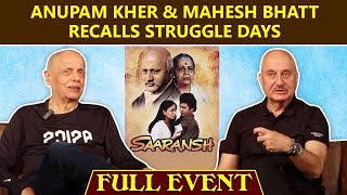 Anupam Kher amp Mahesh Bhatt Gets Emotional Celebrate 40 Years Of Saaransh  Full Event [upl. by Bevus]