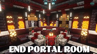 Ultimate Minecraft End Portal Build StepbyStep Guide [upl. by Ycram]