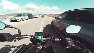 Riding from Cascais to TagusPark through the Mountains with VenomGirls  POV CB650R [upl. by Margie]