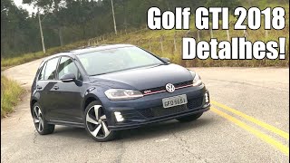 Volkswagen Golf GTI 2018 em detalhes  Falando de Carro [upl. by Eaner37]