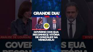 EUA reconhece vitória de González na Venezuela [upl. by Illac]