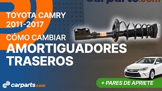 Cómo cambiar los amortiguadores traseros 20112017 Toyota Camry 🚗 [upl. by Patnode]