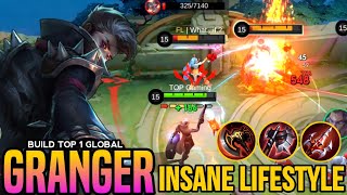 FINALLY Granger Best One Shot Lifesteal Build amp Emblem  Build Top Global Granger 2024  MLBB [upl. by Ttevy]