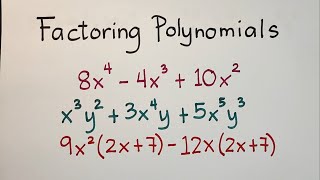 Factoring Polynomials  Common Monomial Factoring Grade 8 [upl. by Asselem]