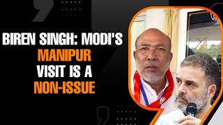 Manipur  CM Biren Singh says PM Modis visit to Manipur is a nonissue  manipur [upl. by Nuhsyar]