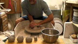 Pottery 101  Basic Pottery Wheel Technique [upl. by Lekram684]