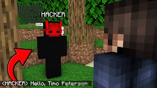 CHANNEL HACKER JOINED MY MINECRAFT WORLD he knows my full name [upl. by Aloeda]