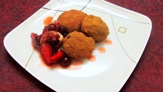 Fried Ice cream Recipe in Tamil [upl. by Wilkie]