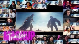 Godzilla x Kong  The New Empire  Trailer 2 Reaction Mashup 🙊🦖  Warner Bros Pictures [upl. by Jenica232]