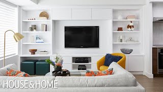 A Condo Makeover With Savvy Storage Solutions [upl. by Adlev]