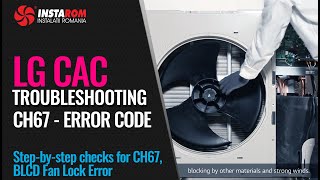 CH67 error code  Troubleshooting LG Comercial air conditioning [upl. by Carder]