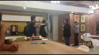 Fight in the office celebration gone wrong [upl. by Oiciruam526]