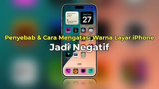 Warna Layar iPhone Jadi Negatif  Penyebab amp Cara Mengatasinya  Terbaru [upl. by Rosol89]