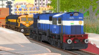 06651 MADURAI  RAMESHWARAM PASSANGER  Indian Train Simulator gameplay  RAILROAD  NTG GAMING [upl. by Hooke]