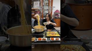 Haemulpajeon 해물파전 w Soondubu Ramyun 순두부라면  vegan seafood scallion pancakes  soft tofu ramyun [upl. by Dun611]