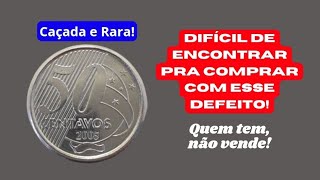 50 CENTAVOS ano 2005 moeda RARA e CAÇADA com esse DEFEITO [upl. by Enner]