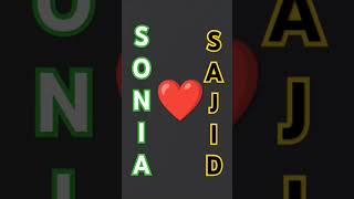 loveSonia and ❤️ Sajid👨‍❤️‍👨 [upl. by Arsuy]