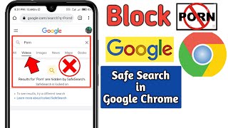 How to Turn on Safe Search filter in Google Chrome 2024 [upl. by The]