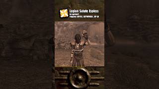 Legion amp NCR Salute Idolized Couriers in Fallout New Vegas [upl. by Airdnazxela]