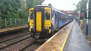 class 156 departing from Giffnock 19923 [upl. by Nesyrb]