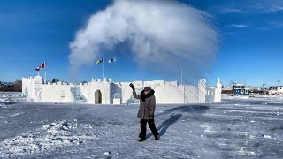 Snow Castle 2024 SnowKings’ Winter Festival XXIX [upl. by Fessuoy]