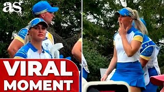 Viral Solheim Cup moment as fans compliment gets epic reaction from Charlie Hullquot [upl. by Rese]