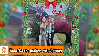 Johnny PIMPEN tot een KERSTPAARD  winactie  PaardenpraatTV [upl. by Nlycaj]