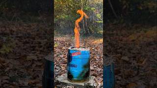 Survival Skills How to Make a Swedish Candle from Wood Shavings survival camping lifehacks [upl. by Judas]