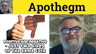 😎 Apothegm Meaning  Apothegm Examples  Apothegm Defined  Apothegm Definition  Apothegm [upl. by Ettenan]