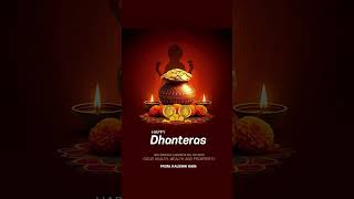 Happy Dhanteras Wishes Status  Dhanteras WhatsApp Status  धनतेरस स्टेटस  Dhanteras 2024 Status [upl. by Nnanerak]