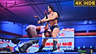 THE GREAT AMERICAN BASH  Chyna vs Jacqueline  Ultra Realistic HDR Graphics  4K HDR [upl. by Nylatsyrc]