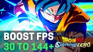 BEST PC Settings for DRAGON BALL Sparking ZERO Unlock FPS amp Visibility [upl. by Ahsinyd]