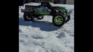 2 Wheel Drive Thrashing Through The Snow [upl. by Ecyle]