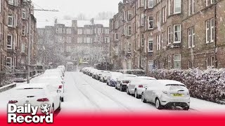 Scotland to face snow bomb as weather maps predict 29 inch flurries [upl. by Bywoods]