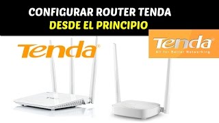 Configurar Router Tenda desde cero [upl. by Ilagam]