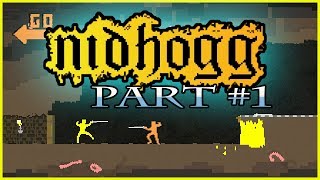 Nidhogg  The Sword Fencing Indie Game  Playthrough [upl. by Ahseiyt]