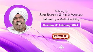 Satsang By Sant Rajinder Singh Ji Maharaj  Feb 08 2024 [upl. by Ruyam532]