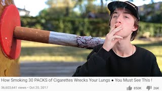 Cigarette Smoker Reacts to the Dangers of Smoking [upl. by Lunneta]