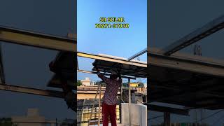 5 kw On Grid Solar Plant by SR Solar solarsystem bestsolarcompany solarsubsidy [upl. by Nonek966]